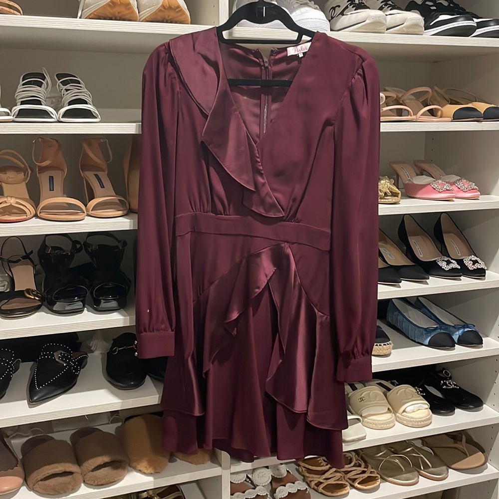 Parker long sleeve dress size 0